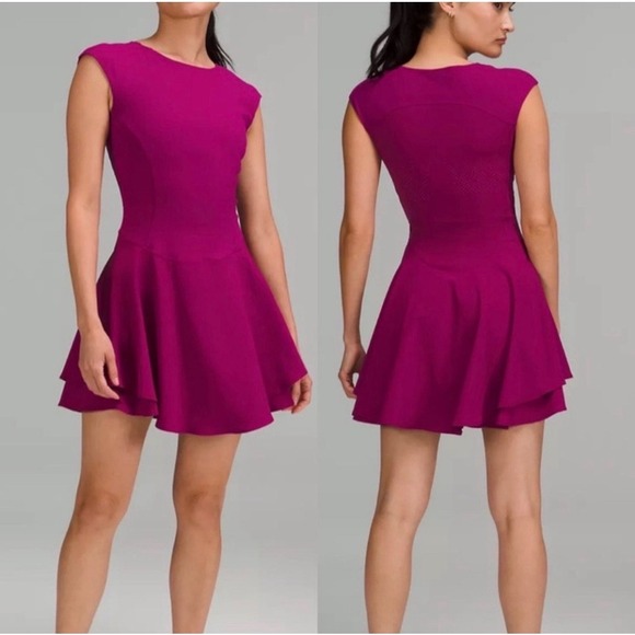 Lululemon Dresses & Skirts - Lululemon Everlux Mesh-Back Tennis Dress
Magenta Purple Mini Athletic Size 4